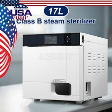 17l Class B Dental Autoclave Steam Sterilizer Dry Heat Sterilizer With Printer