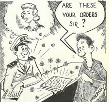 Naval Air Transport Service-nats-wwii Era Comic Booklet-counter Man-oakland Ca