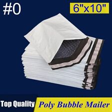 0 6x10 6x9 Poly Bubble Mailer Padded Envelope Shipping Bag 2550100250 Pcs