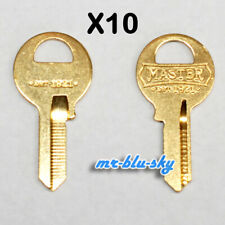 Lot Of 10 Classic Oem Master Padlock 1k Est 1921 Brass Key Blanks Locksmith