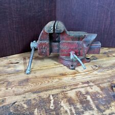 Vintage Columbian D44 4 Inch Jaw Swivel Vise Cleveland O. Made In U.s.a.