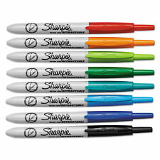 Sharpie Retractable Permanent Marker Ultra Fine Tip Assorted Colors 8set