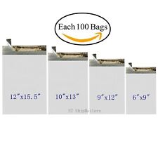 400 Poly Mailers Envelope Each 100 6x9 9x12 10x13 12x15.5 - St Shipmailers