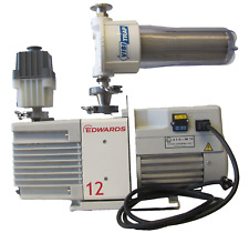Edwards 12 Rv12 Rotary Vane Vacuum Pump With Oil Mist Filter Visitrap 120v