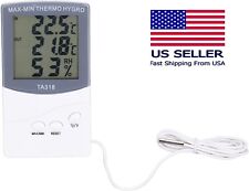 Lcd Digital Indoor Outdoor Thermometer Hygrometer - Temperature Humidity