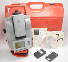 Leica Total Station Tcr110js Waccessories Untested