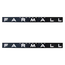377796r1 Set Of 2 Side Emblems Fits Farmall Tractors 504 656 706 806 1206