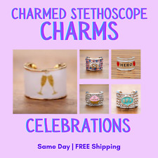 Charmed Stackable Stethoscope Bling Charms Celebrations