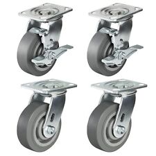 5 Inch Caster Wheels Heavy Dutycapacity500-2000lb- Rubber Wheels