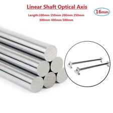 Od 16mm Axis Chromed Smooth Rod Steel Linear Rail Shaft L100150200250-500mm