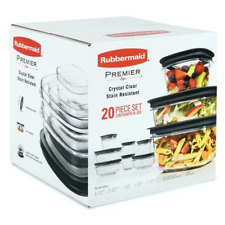 Rubbermaid Premier Easy Find Lids Food Storage Containers 20-piece Set