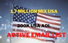 1.7 Million Mix Usa And 200k Usa Aol Active Email List