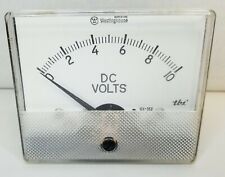 Vintage Westinghouse Electric D.c. Volt Meter Gx-352 - Panel Mount - Made In Usa