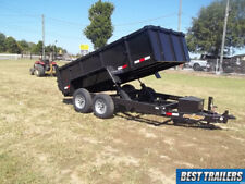 Dump Trailer 6x12 10000 Gvwr Equipment Dumping 2 Ft High New 6 X 12 Low Pro