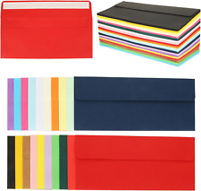 200 Pack Colorful Envelopes 10 Business Mailing Envelopes Self Seal Standard En