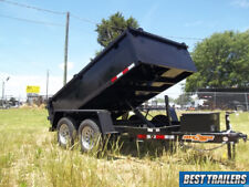 2024 Down To Earth 6 X 10 7k Low Pro Dump Trailer 2 Ft Sides Utility Power Up Do