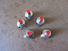 Qty5 Switchcraft 953 Spdt Nonc Momentary Push Button Switch. Red.