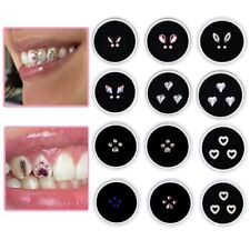 34pcsbox Dental Tooth Gem Dental Jewelry Crystal Diamond Gemas Oral Decor