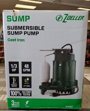 Zoeller 115v 13hp Cast Iron Submersible Sump Pump 48 Gpm 1052