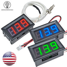 Dc 12v K-type Thermocouple Temperature Meter Xh-b310 Digital Led Thermometer Us