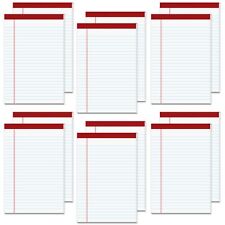 Legal Pads 5x8 College Ruled 12 Pack Lined Writing Note Pads For Office Legal