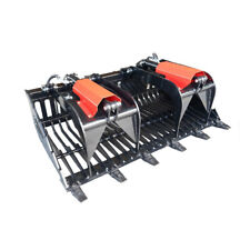 Landy Attachments 82 Skeleton Rock Grapple Bucket With Teeth For Skid Steer