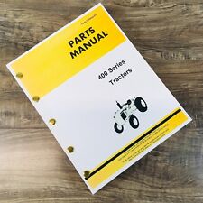 Parts Manual For John Deere 400 Jd400 Tractors Loader Backhoe Catalog Assembly