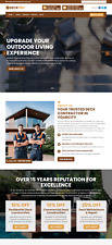 Turnkey Local Deck Builder Website For Sale -various Other Niches Available