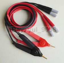 Lcr Meter Test Leads Probes Terminal Kelvin Clip Wires 4mm Banana Clip Cable
