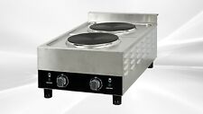 New Commercial Electric Two Burner Hot Plate Stove Range 240v60hz 3600w Nsf