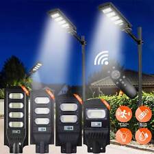 400w Solar Street Light For Yard Garden With Light Controlpir Motion Sensor