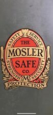The Mosler Safe Co. Reproduction Emblem Sticker Decal