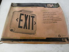 New In Box Dual-lite Evcurwdi-0-wm Exit Sign Pn 93060026