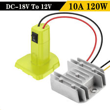 For Ryobi Dc 18v To 12v 10a 120w Step Down Voltage Converter Battery Regulator