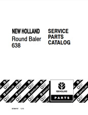 New Holland 638 Round Baler Parts Catalog Pdfusb - 87394747