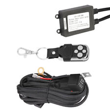 Wireless Remote Control Switch Strobe 2-lead Wiring Harness Kit Led Light Bar