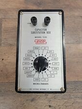 Vintage Eico Capacitor Substitution Box Model 1120 Tested Working Micro Farads