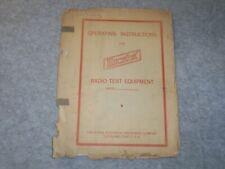 1940s Hickok Radio Test Equipment Manual - J 6295