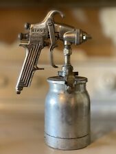 Binks Model 69 Auto Body Paint Spray Gun With Cup And Spare Cap And Siphon