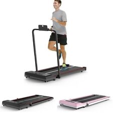 2 In 1 Folding Electric Treadmill Under Desk Walking Pad With Bluetooth Remote