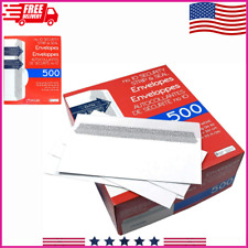 Security Letter White Business Envelopes Self Stick Bulk 500 Peel Seal Tinted