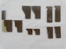 Shaper Molder Custom Corrugated Back Cb Knives Lot C Of 5 Assorted Profiles
