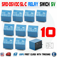 10pcs Relay Switch Srd-05vdc-sl-c 5 Pins 5 V Dc Pcb Mini Type Spdt