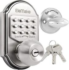 Mechanical Keyless Entry Door Lock Digital Code Keypad Knob Combination Deadbolt