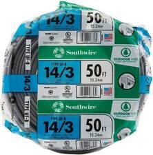 Southwire Type Uf-b 143 With Ground 50ft Outdoor Wire 600 Volt - 13057522