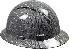 Cal Pacific Grey Full Brim Hard Hat With With Fas-trac Suspension