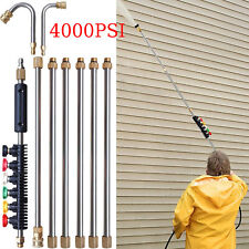 4000psi Pressure Washer Extension Wand Power Lance Spray Gun Nozzle 14 Connect