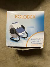 Rolodex Open Rotary Business Card File 500-card Capacity 2-14x4 Black Nib