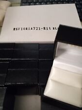 Kim Rogers Small Black Patent Leather Jewelry Ring Box Lot Of 12