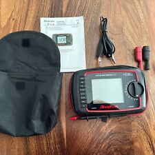 Snap On Eedm504f Basic Trms Digital Multimeter With Leads Pouch Free Shipping